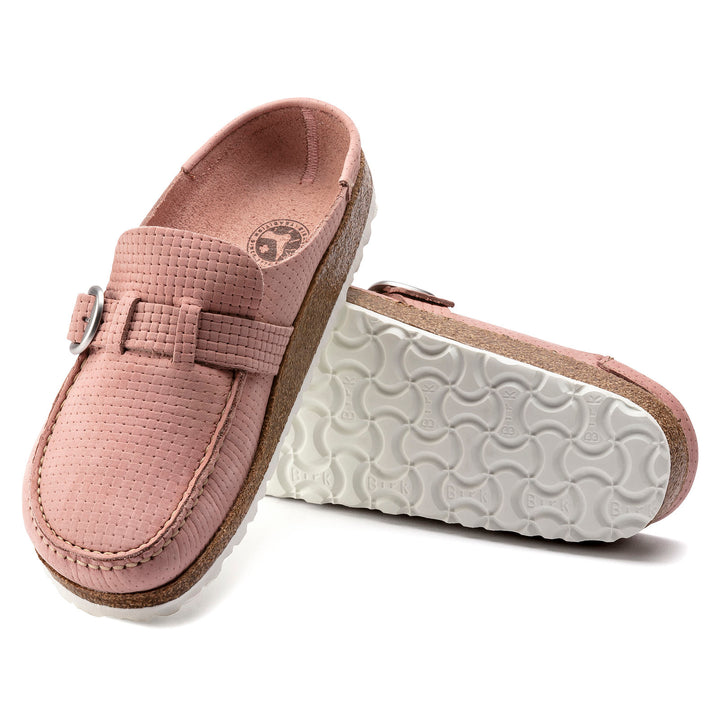 BIRKENSTOCK BUCKLEY NUBUCK EMBOSSED | SOFT PINK