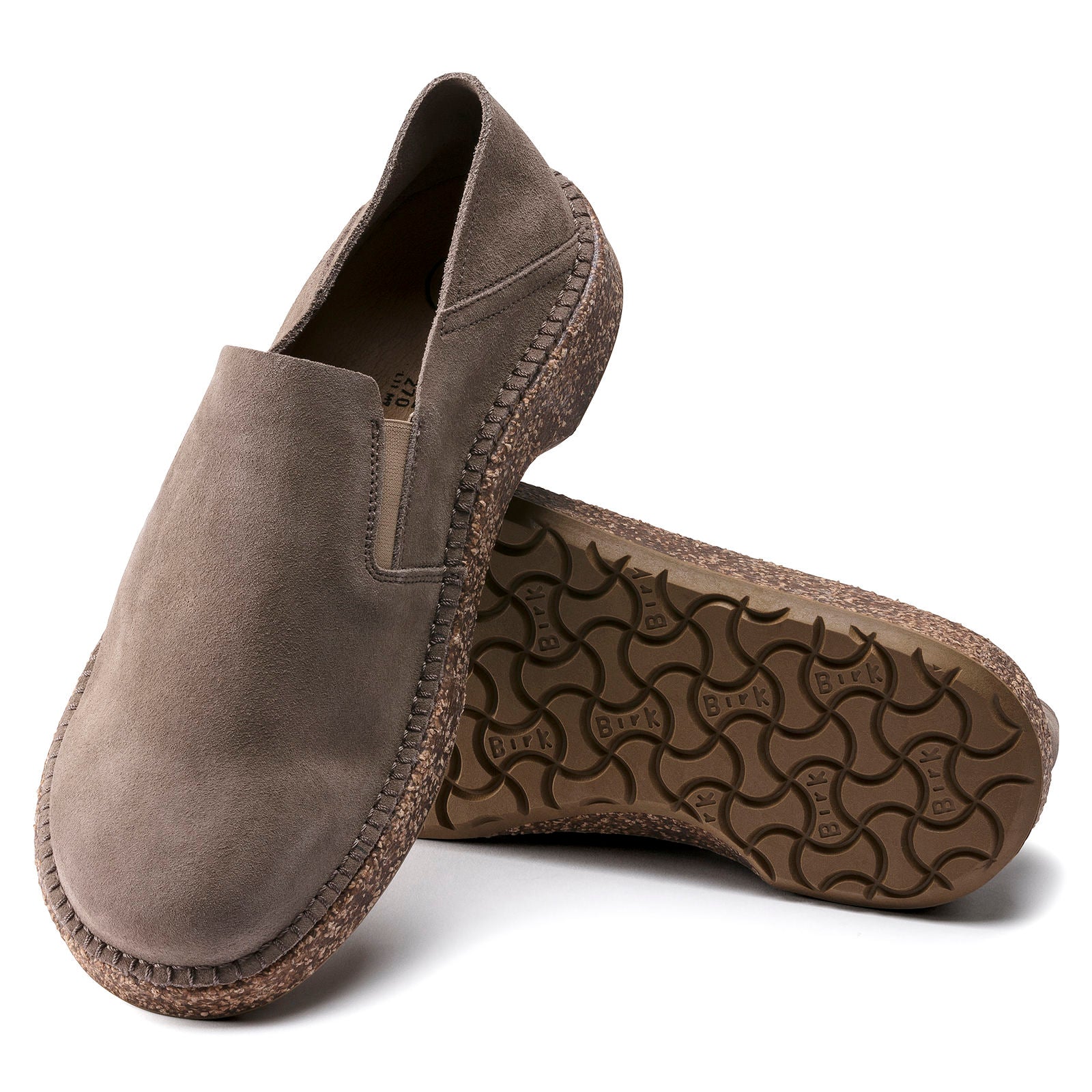 BIRKENSTOCK CALLAN SUEDE LEATHER | GRAY TAUPE