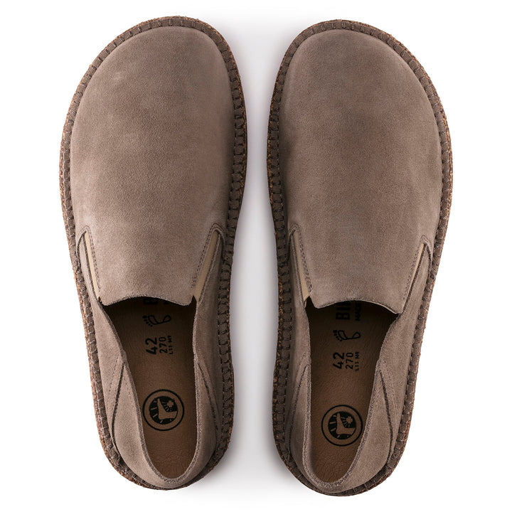 BIRKENSTOCK CALLAN SUEDE LEATHER | GRAY TAUPE