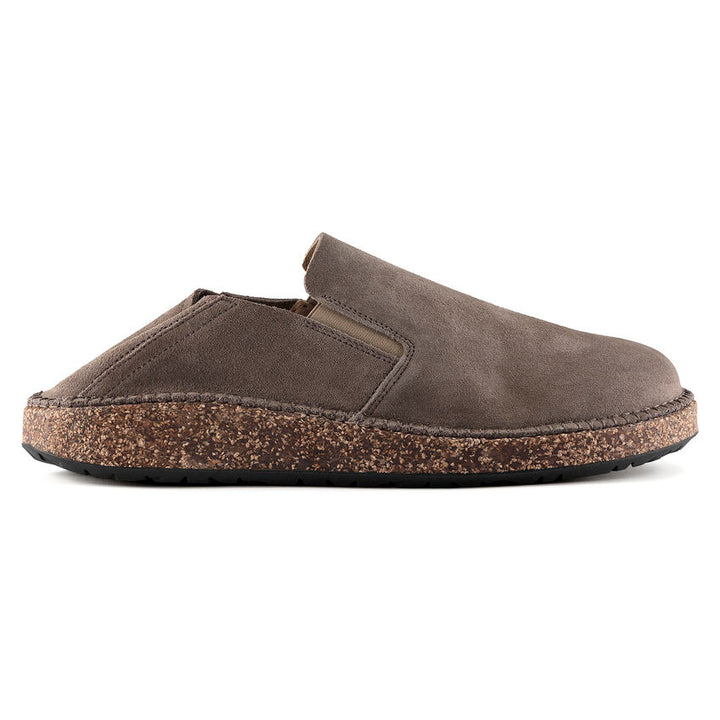 BIRKENSTOCK CALLAN SUEDE LEATHER | GRAY TAUPE