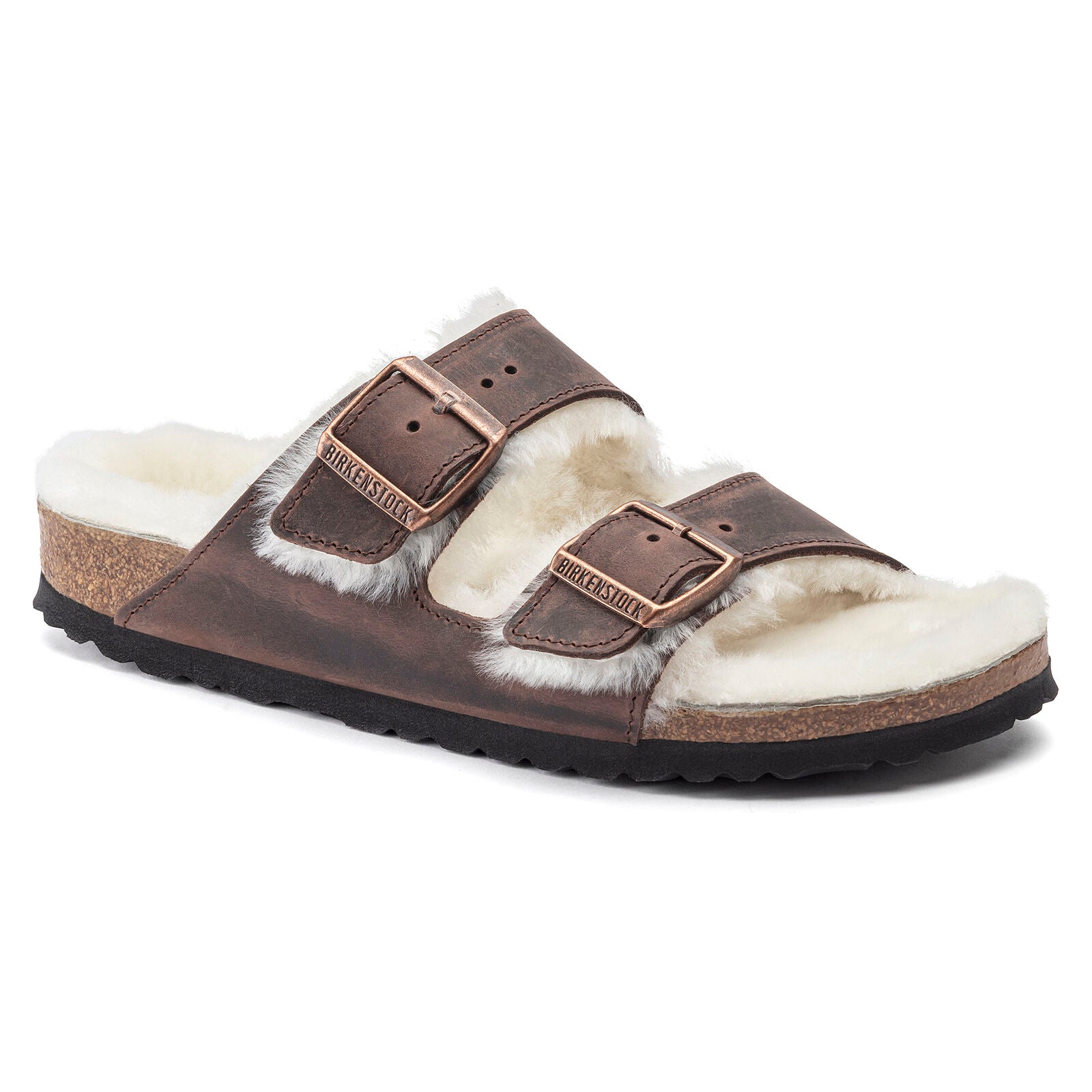 BIRKENSTOCK ARIZONA SHEARLING LEATHER | HABANA