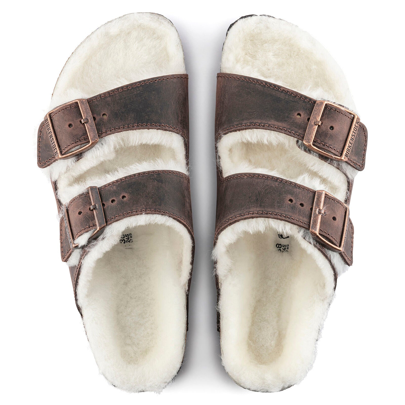 BIRKENSTOCK ARIZONA SHEARLING LEATHER | HABANA