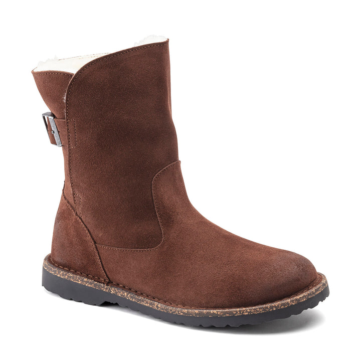 BIRKENSTOCK UPPSALA SHEARLING SUEDE LEATHER | ESPRESSO
