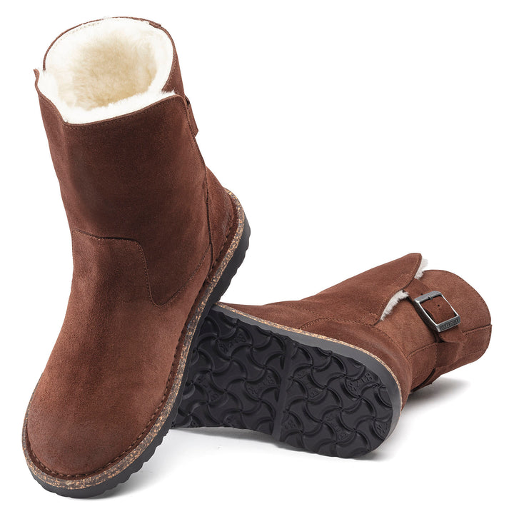 BIRKENSTOCK UPPSALA SHEARLING SUEDE LEATHER | ESPRESSO