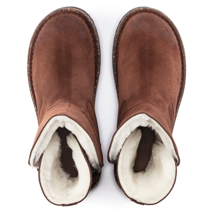 BIRKENSTOCK UPPSALA SHEARLING SUEDE LEATHER | ESPRESSO