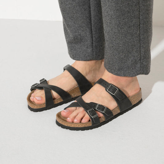 BIRKENSTOCK FRANCA LEATHER | BLACK