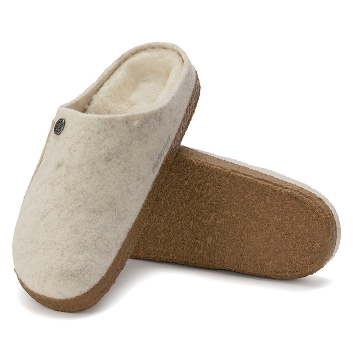 BIRKENSTOCK ZERMATT SHEARLING WOOL FELT | ECRU