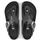 BIRKENSTOCK GIZEH BIG BUCKLE LEATHER | BLACK