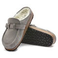 Load image into Gallery viewer, BIRKENSTOCK BUCKLEY SHEARLING SUEDE LEATHER | STONE COIN
