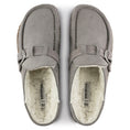 Load image into Gallery viewer, BIRKENSTOCK BUCKLEY SHEARLING SUEDE LEATHER | STONE COIN
