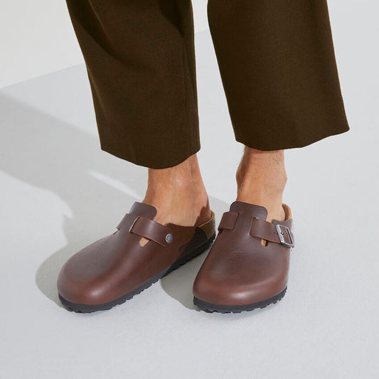 BIRKENSTOCK BOSTON GRIP LEATHER | ROAST