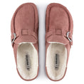 Load image into Gallery viewer, BIRKENSTOCK BUCKLEY SHEARLING SUEDE LEATHER | PINK CLAY
