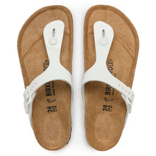 BIRKENSTOCK GIZEH PATENT LEATHER | WHITE