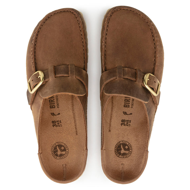 BIRKENSTOCK BUCKLEY LEATHER | COGNAC