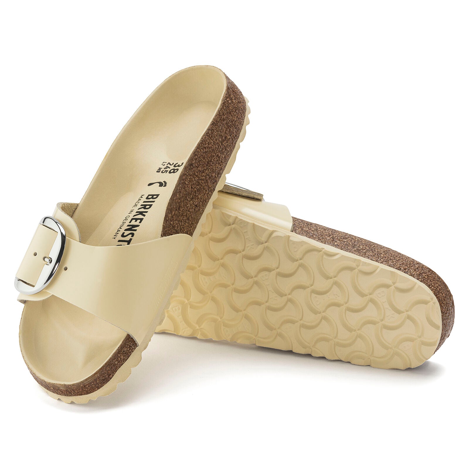 BIRKENSTOCK MADRID BIG BUCKLE HIGH SHINE | BUTTER – THE HEN HOUSE 2