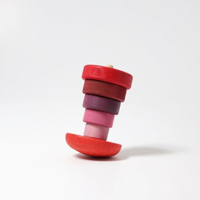 GRIMM'S WOBBLY STACKING TOWER - PINK