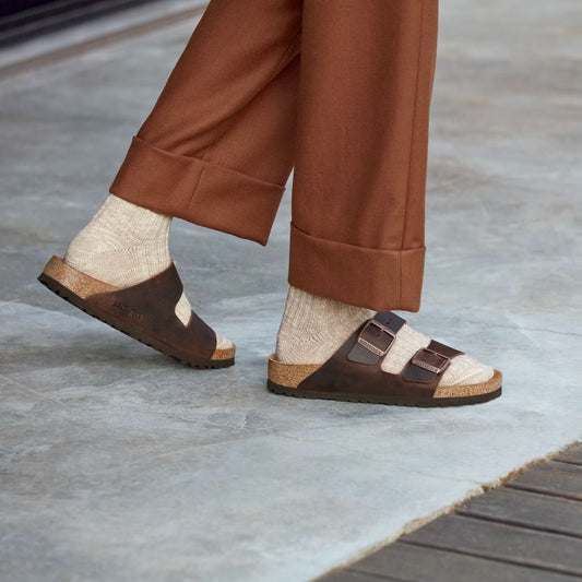 BIRKENSTOCK ARIZONA LEATHER NARROW | HABANA