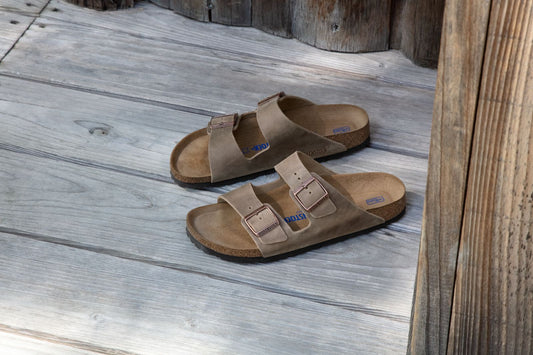 BIRKENSTOCK ARIZONA SOFT FOOTBED LEATHER | TOBACCO BROWN