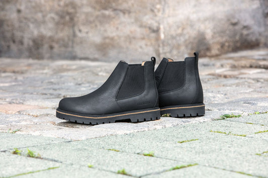 BIRKENSTOCK STALON NUBUCK LEATHER | BLACK