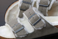 Load image into Gallery viewer, BIRKENSTOCK ARIZONA SHEARLING SUEDE LEATHER | STONE COIN
