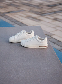 BIRKENSTOCK BEND LOW LEATHER NARROW | WHITE