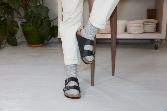 BIRKENSTOCK ARIZONA LEATHER | BLACK