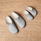 BIRKENSTOCK KIDS ZERMATT SHEARLING WOOL FELT | LIGHT GRAY