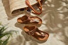 BIRKENSTOCK GIZEH BIG BUCKLE | COGNAC