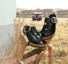 BIRKENSTOCK GIZEH BIG BUCKLE | BLACK