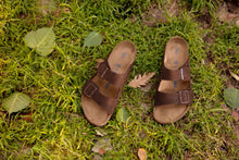 BIRKENSTOCK ARIZONA SOFT FOOTBED LEATHER NARROW  | HABANA