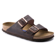 BIRKENSTOCK ARIZONA SOFT FOOTBED LEATHER NARROW  | HABANA