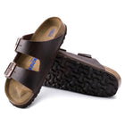BIRKENSTOCK ARIZONA SOFT FOOTBED LEATHER NARROW  | HABANA
