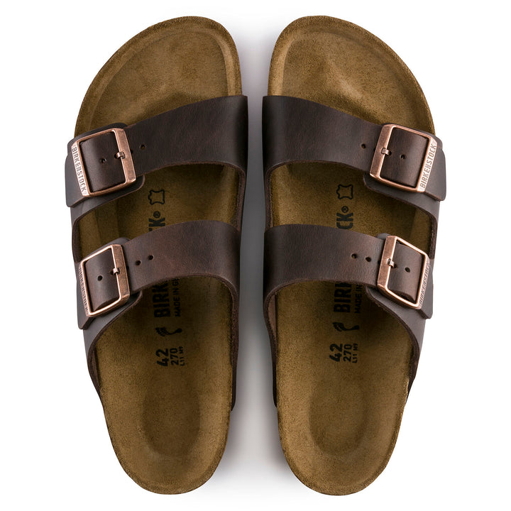 BIRKENSTOCK ARIZONA LEATHER NARROW | HABANA