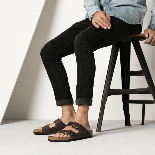BIRKENSTOCK ARIZONA LEATHER NARROW | HABANA