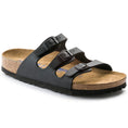 Load image into Gallery viewer, BIRKENSTOCK FLORIDA BIRKO FLOR SOFT FOOTBED | BLACK
