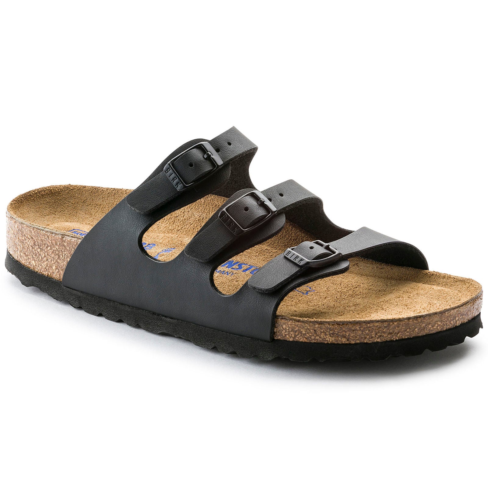 BIRKENSTOCK FLORIDA BIRKO FLOR SOFT FOOTBED | BLACK