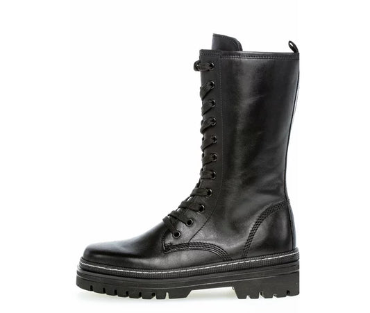 GABOR COMBAT BOOT | BLACK