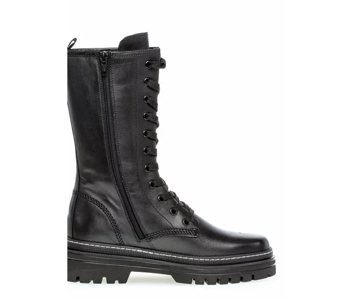 GABOR COMBAT BOOT | BLACK