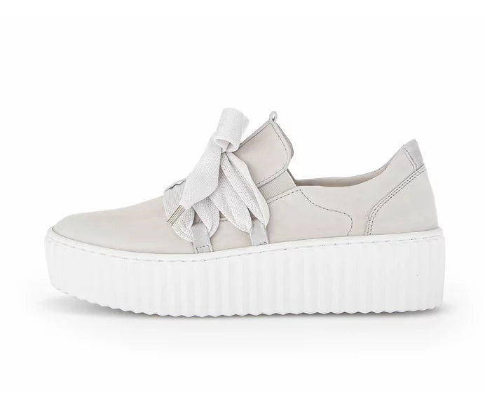 GABOR LOW TOP PLATFORM RUNNER | STEAM/ICE