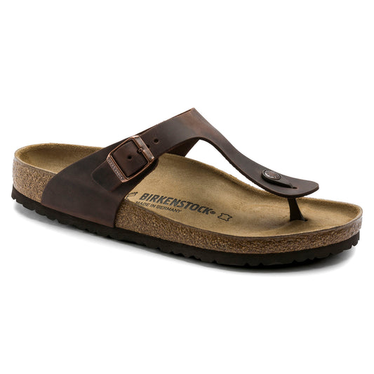 BIRKENSTOCK GIZEH LEATHER NARROW | HABANA