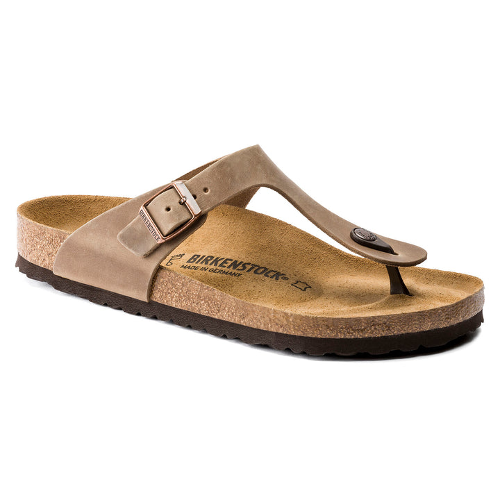 BIRKENSTOCK GIZEH LEATHER | TOBACCO BROWN