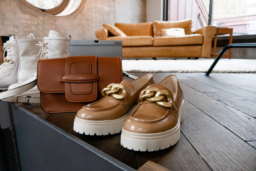 GABOR SLIP ON LOAFER | BROWN