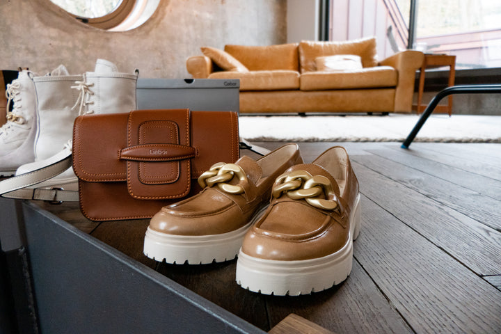 GABOR SLIP ON LOAFER | BROWN