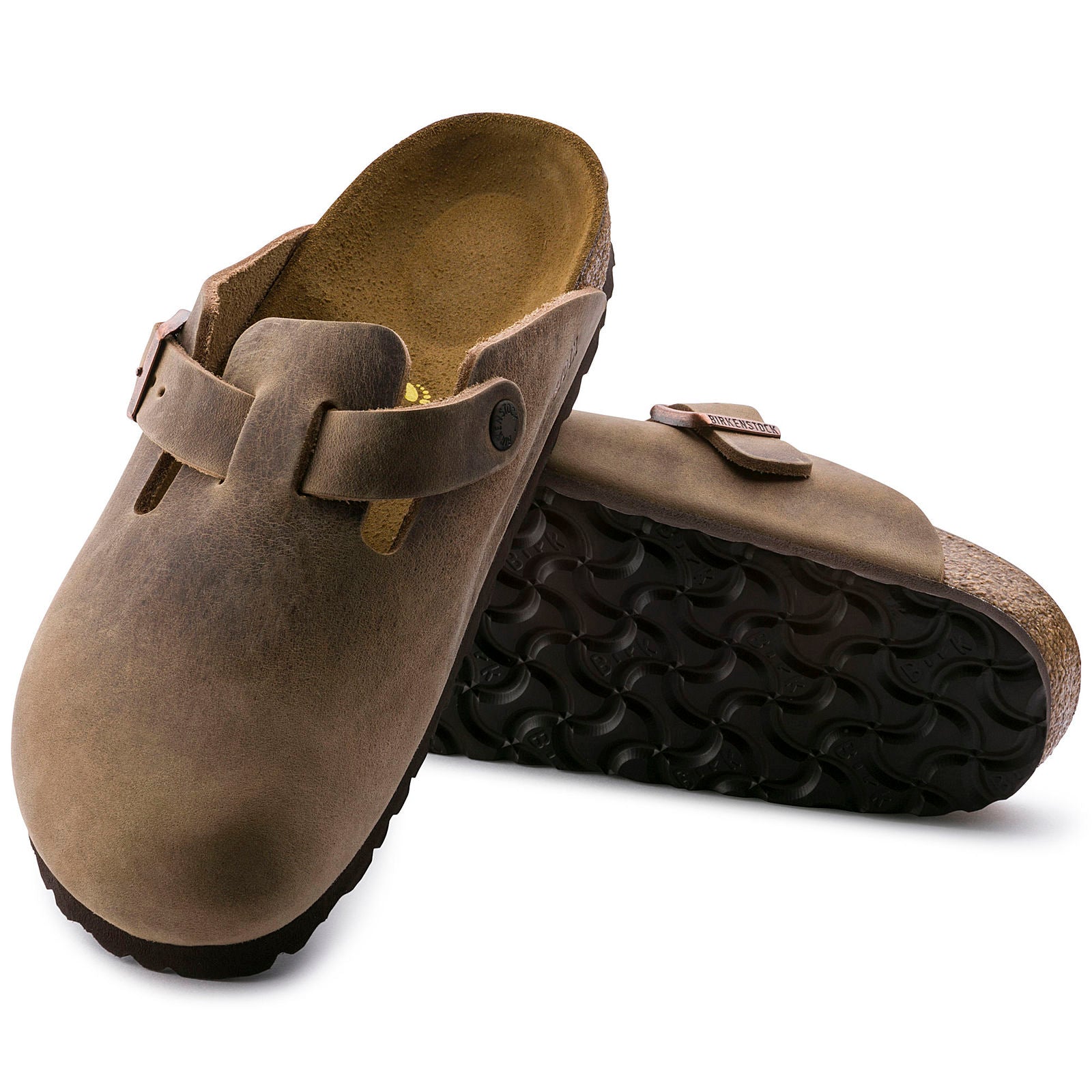 【新品未使用 BIRIKENSTOCK Boston Brown Leather BIRKENSTOCK BOSTON LEATHER | TOBACCO BROWN – THE HEN HOUSE