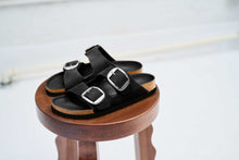 BIRKENSTOCK ARIZONA BIG BUCKLE LEATHER | BLACK
