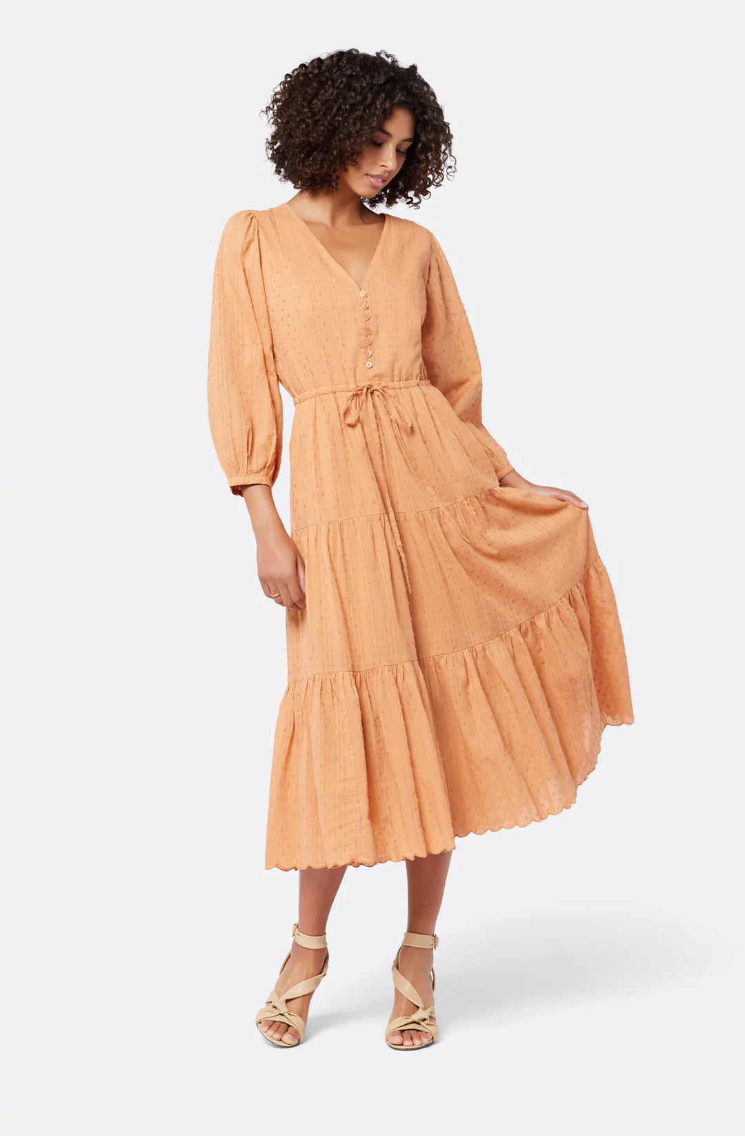 JOIE TOBEY MAXI COTTON DRESS | SANDSTORM