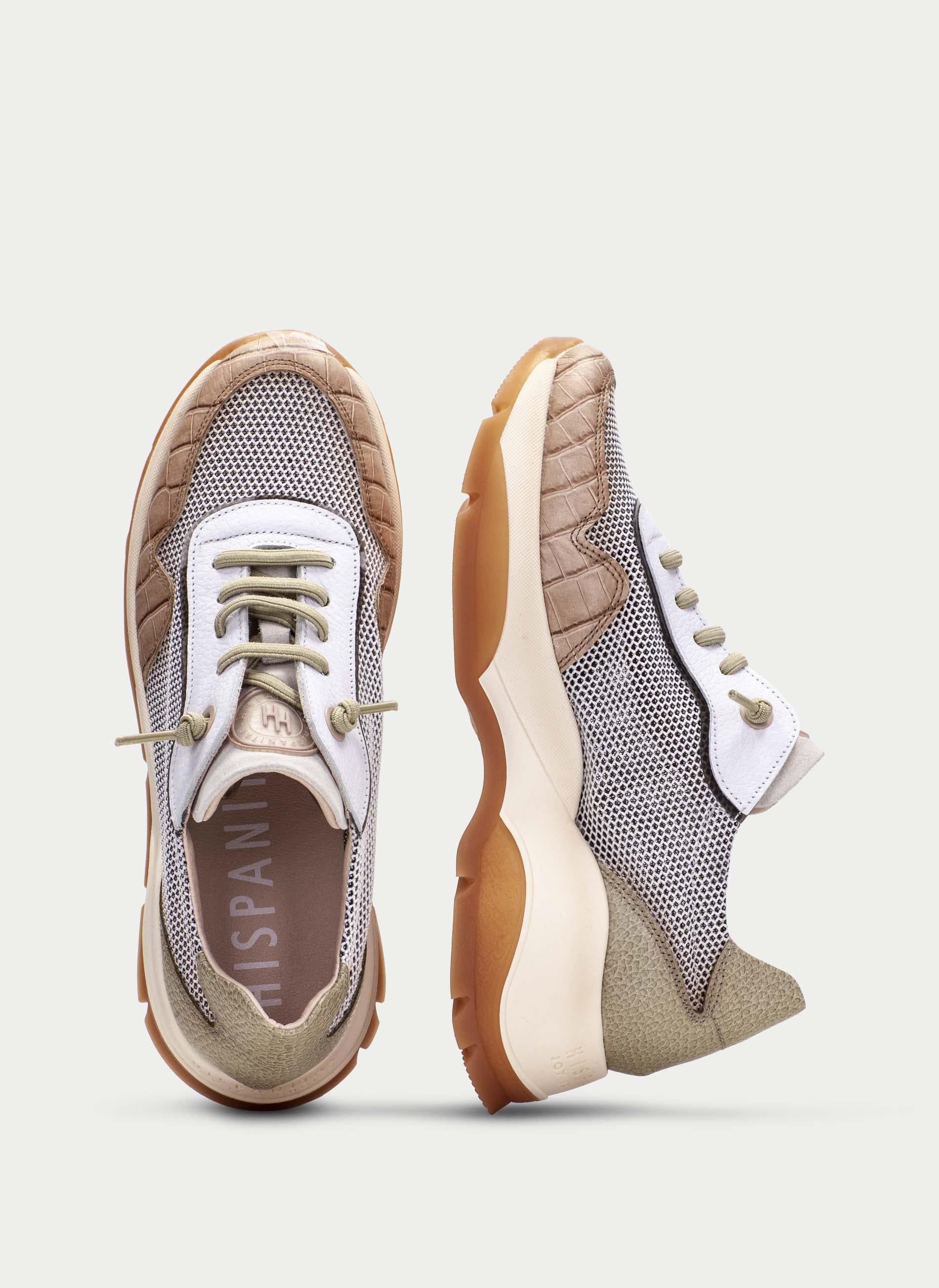 HISPANITAS ANDES MESH RUNNER | DESERT/WHITE