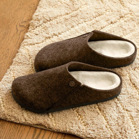 BIRKENSTOCK MENS ZERMATT SHEARLING WOOL FELT | MOCHA