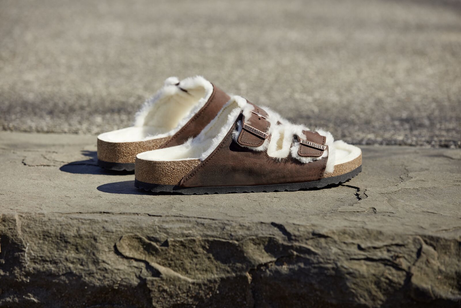 BIRKENSTOCK ARIZONA SHEARLING LEATHER | HABANA