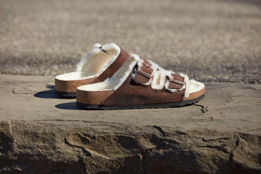 BIRKENSTOCK ARIZONA SHEARLING LEATHER | HABANA